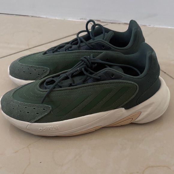 Adidas Dark Green Adiprene Sneakers - Picture 1 of 7